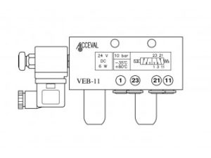 VEB - 11 Lift Axle Control Valve